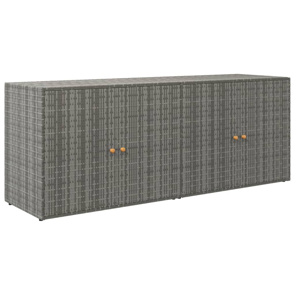 Armoire De Rangement Jardin 198X55,5X80 Cm Résine Tressée