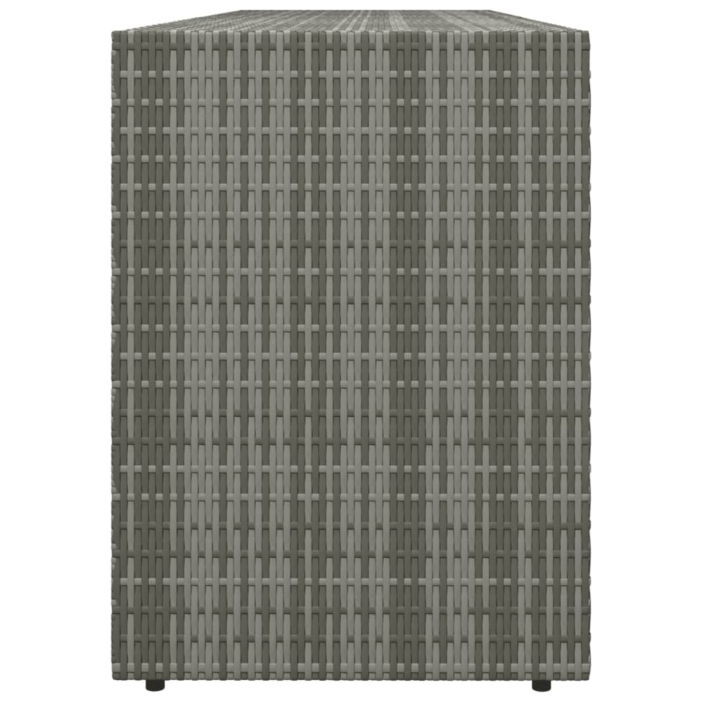 Armoire De Rangement Jardin 198X55,5X80 Cm Résine Tressée