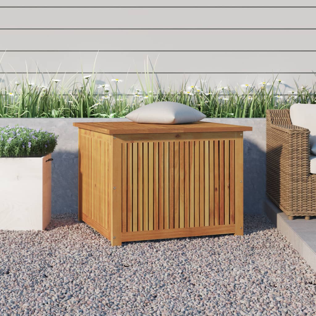 Boîte De Rangement De Jardin Bois Massif D'acacia