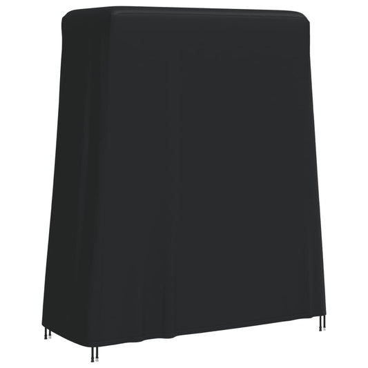 Housse De Table De Ping-Pong Noir 165X70X185 Cm Oxford 420D