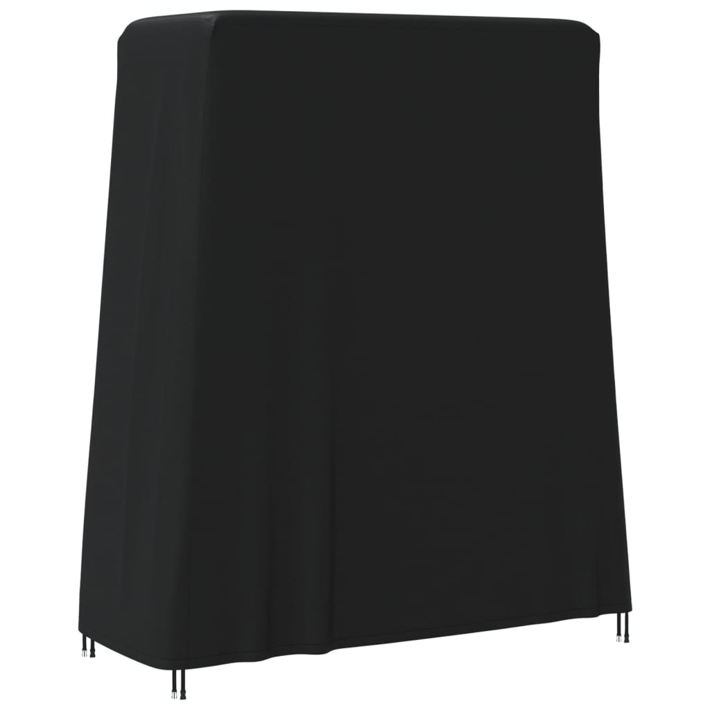 Housse De Table De Ping-Pong Noir 165X70X185 Cm Oxford 420D