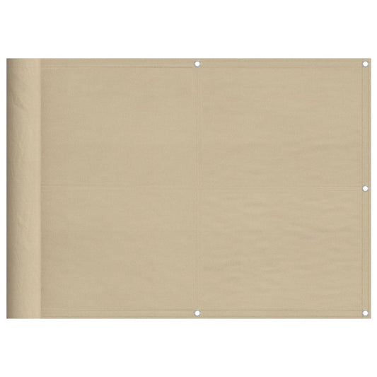 Écran De Balcon 100% Polyester Oxford Beige