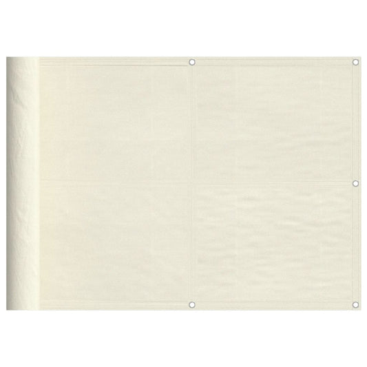 Écran De Balcon 100% Polyester Oxford Crème
