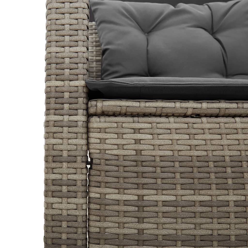 Canapé De Jardin Avec Table Et Coussins En Forme De L Gris Sonoma Gris