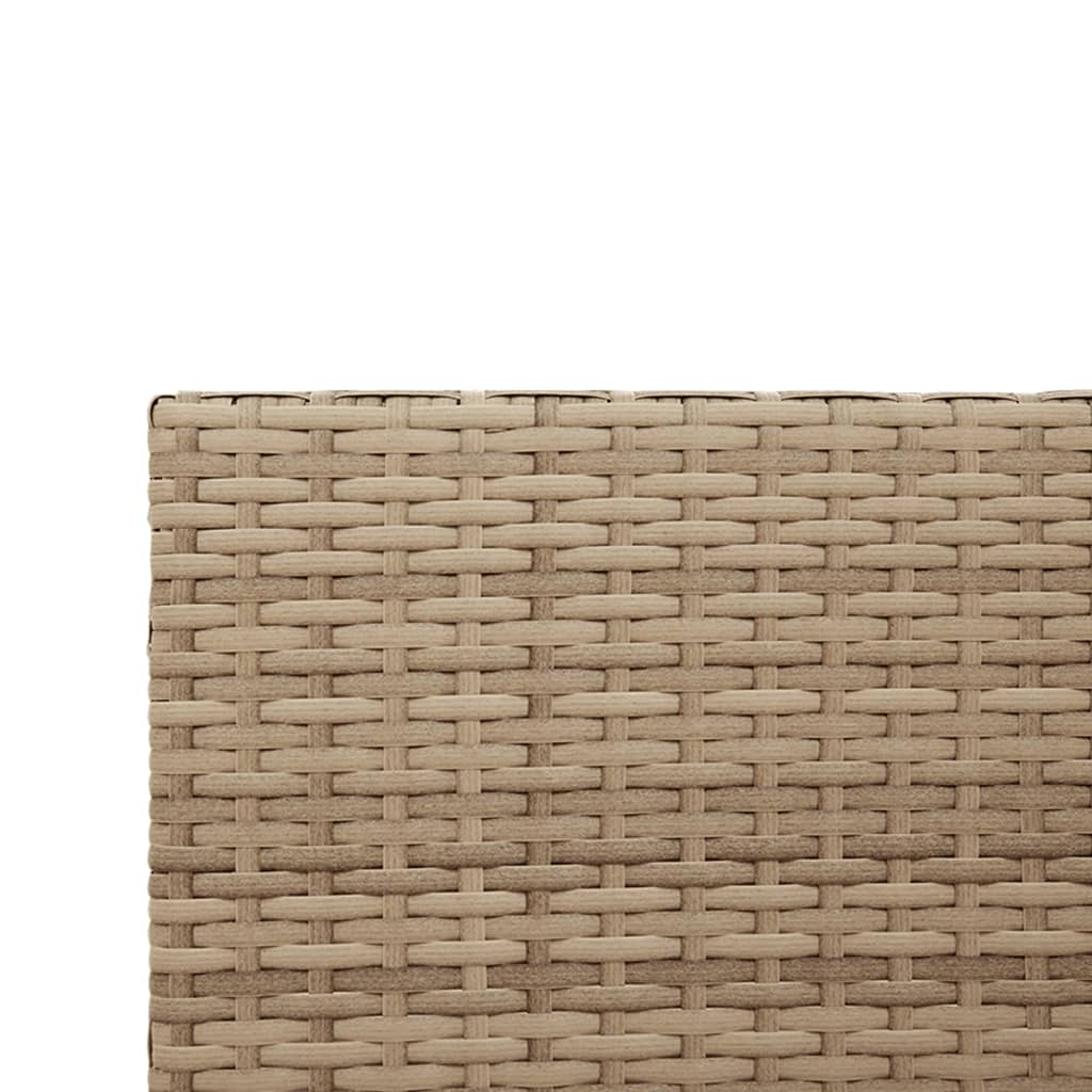Canapé De Jardin Avec Table Et Coussins En Forme De L Beige
