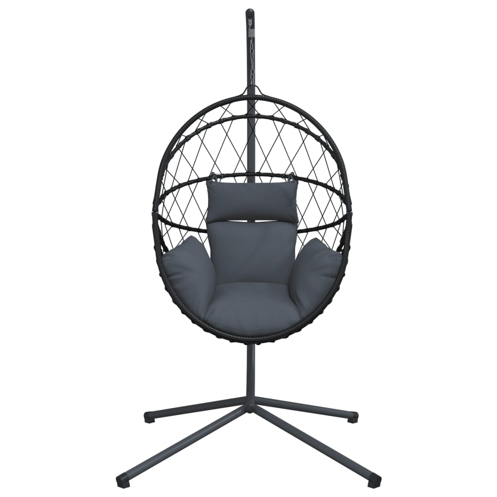 Chaise Suspendue En Forme D'œuf Avec Support