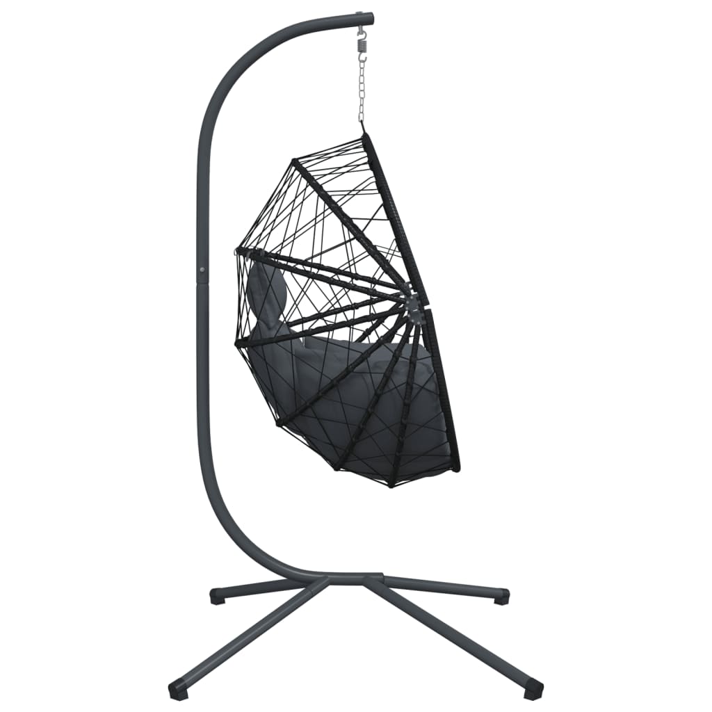 Chaise Suspendue En Forme D'œuf Avec Support