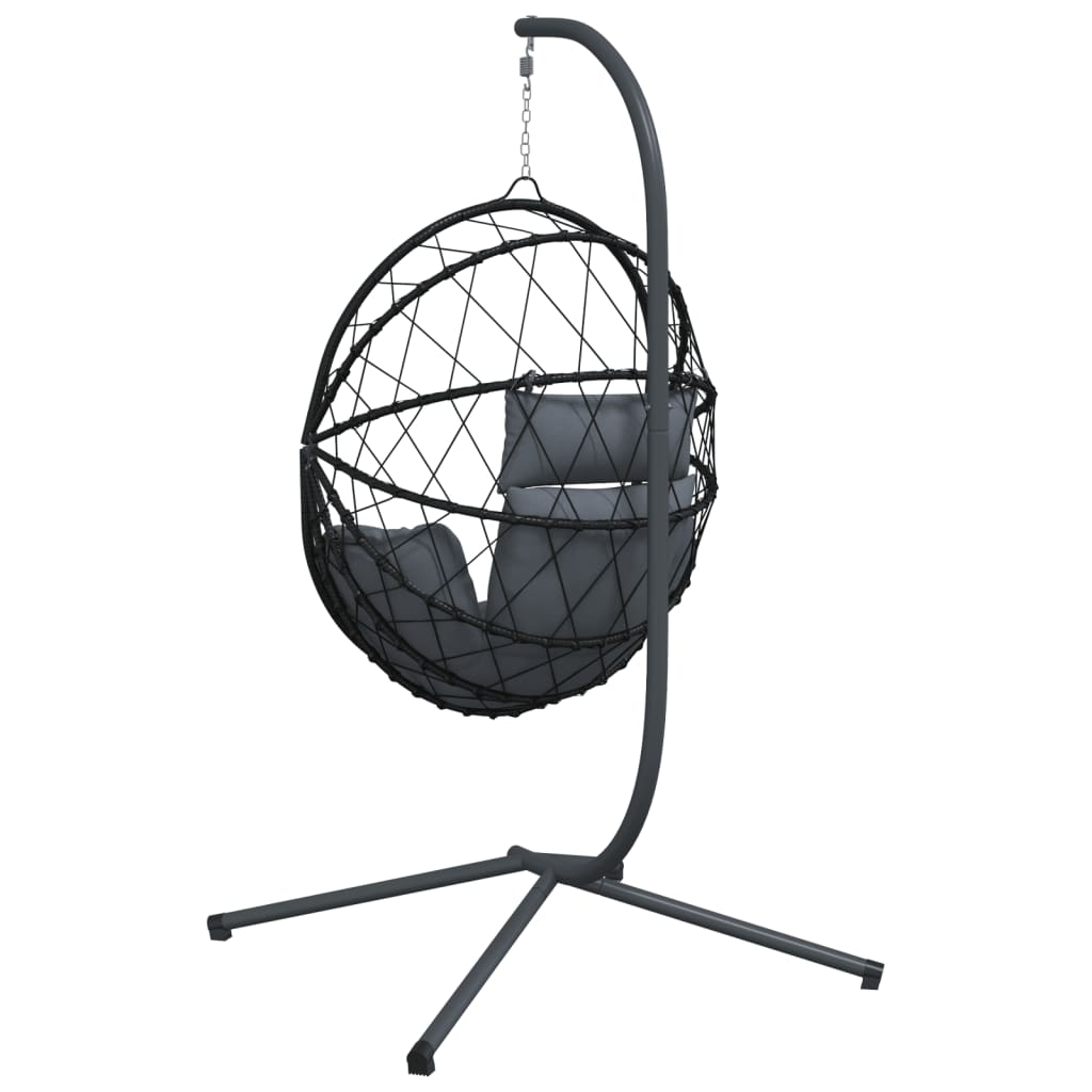 Chaise Suspendue En Forme D'œuf Avec Support