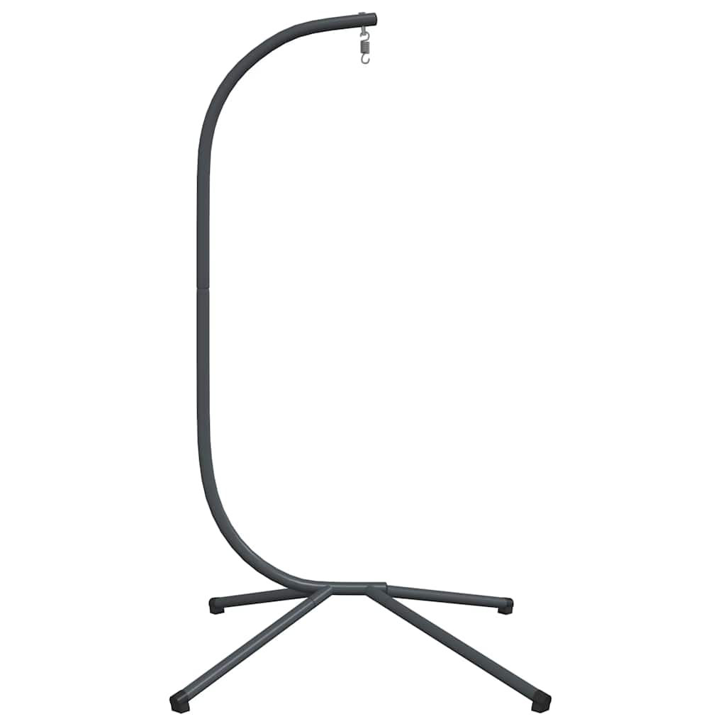 Support De Chaise Suspendue En Forme D'œuf Anthracite Acier