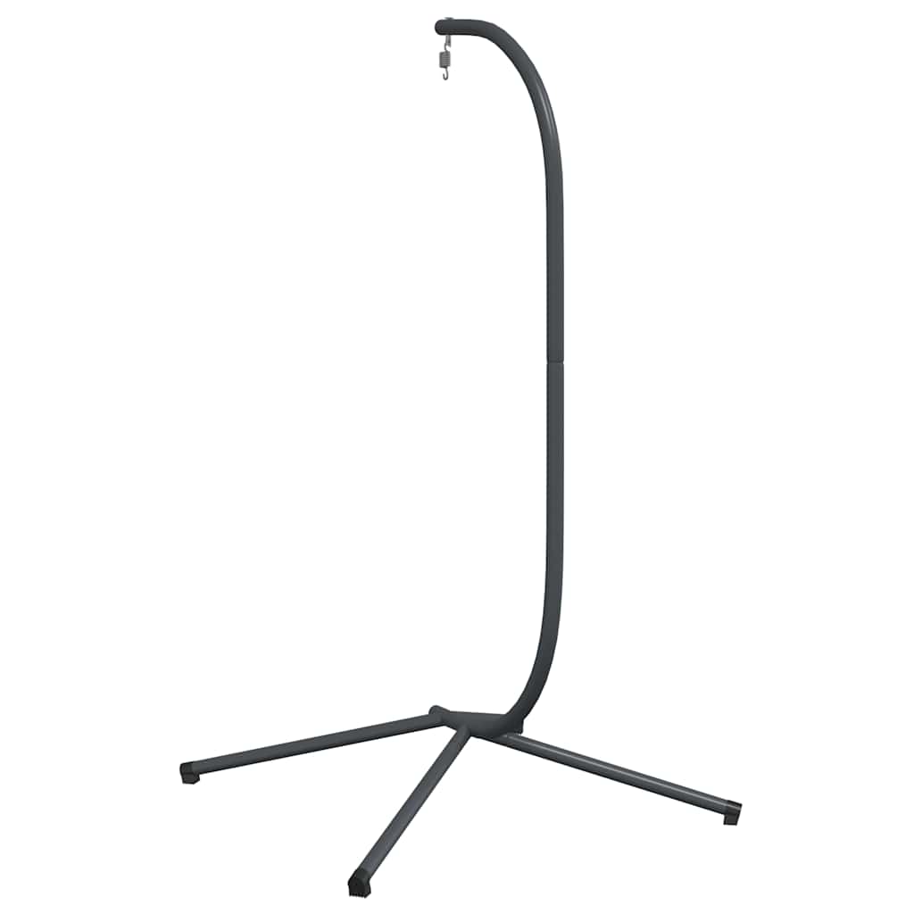 Support De Chaise Suspendue En Forme D'œuf Anthracite Acier