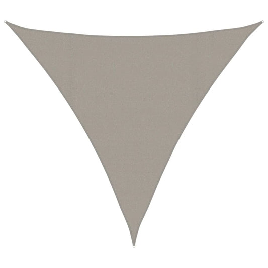 Voile D'ombrage 160 G/M² Triangulaire 4,5X4,5X4,5 M Pehd Gris Clair