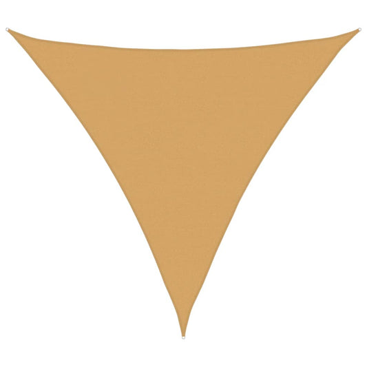 Voile D'ombrage 160 G/M² Triangulaire Sable Pehd Couleur Sable
