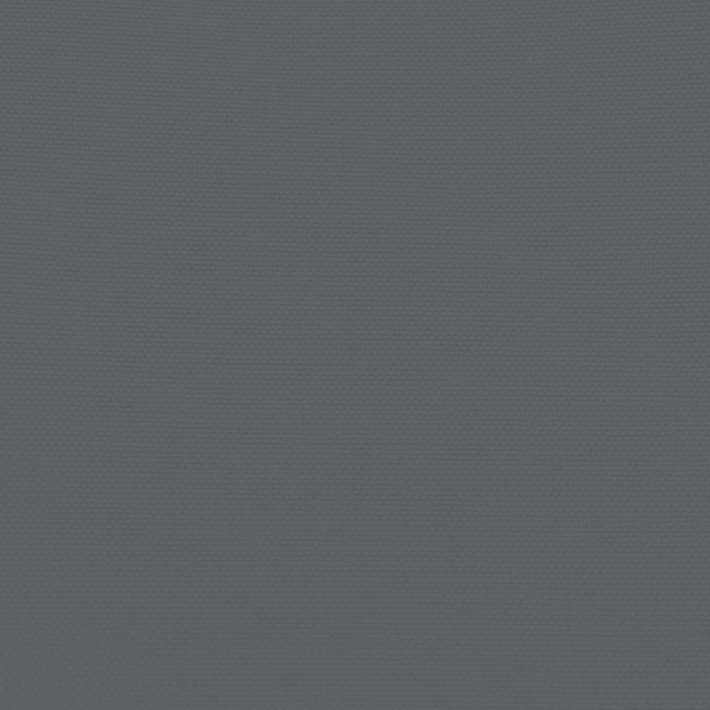 Balancelle De Jardin Avec Auvent Réglable Gris Foncé Acier