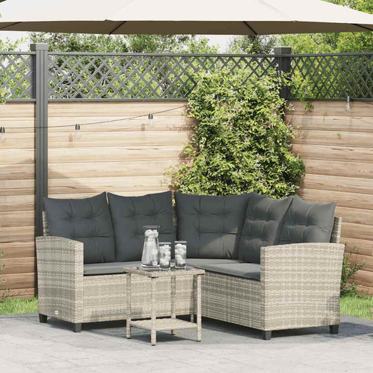 Canapé De Jardin Table Et Coussins En Forme De L